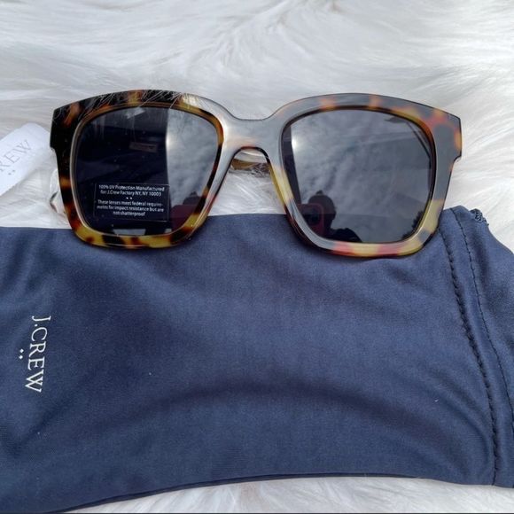 đ
şJâCrewâTortoise SunglassesâNWT - Picture 7 of 11